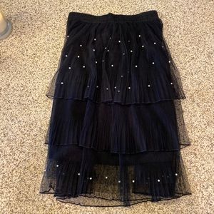 GORGEOUS pearl & tulle skirt
